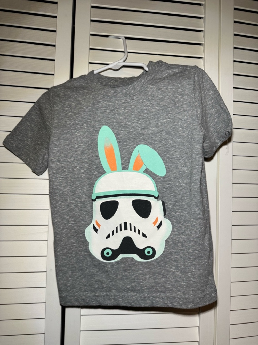 Star Wars Stormtrooper Bunny Easter Shirt from Jumping Beans. 4T